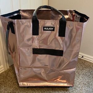 Hulken Rose Gold Rolling Tote Bag